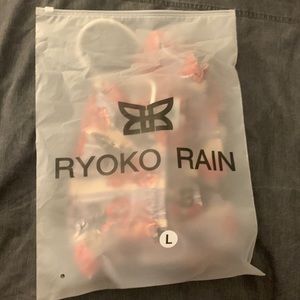 Ryoko Rain Floral mesh shorts